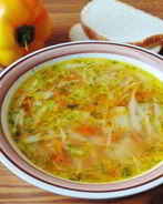 Щи из индейки со свежей капустой