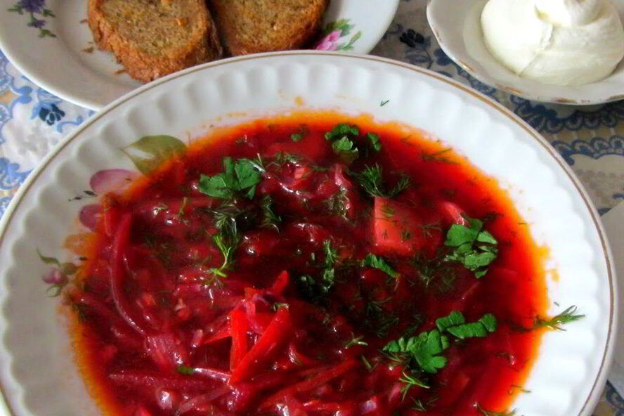 Рецепт щей из красной капусты