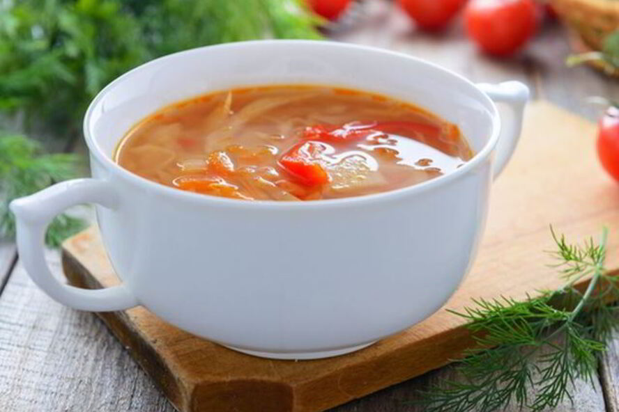 Рецепт щей из молодой капусты с помидорами