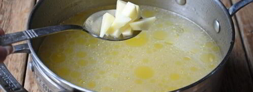 щи из щавеля на курином бульоне. Шаг 6