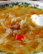 Щи из свежей и квашенной капусты