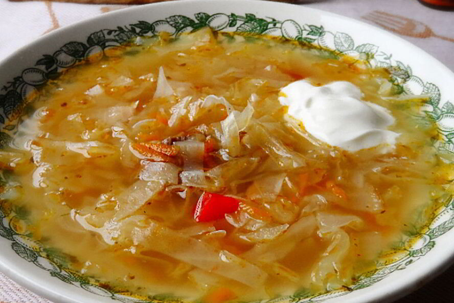 Рецепт щей из свежей и квашенной капусты