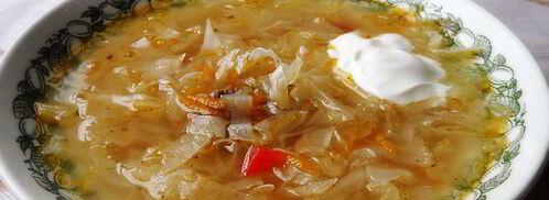 щи из свежей и квашенной капусты. Шаг 10