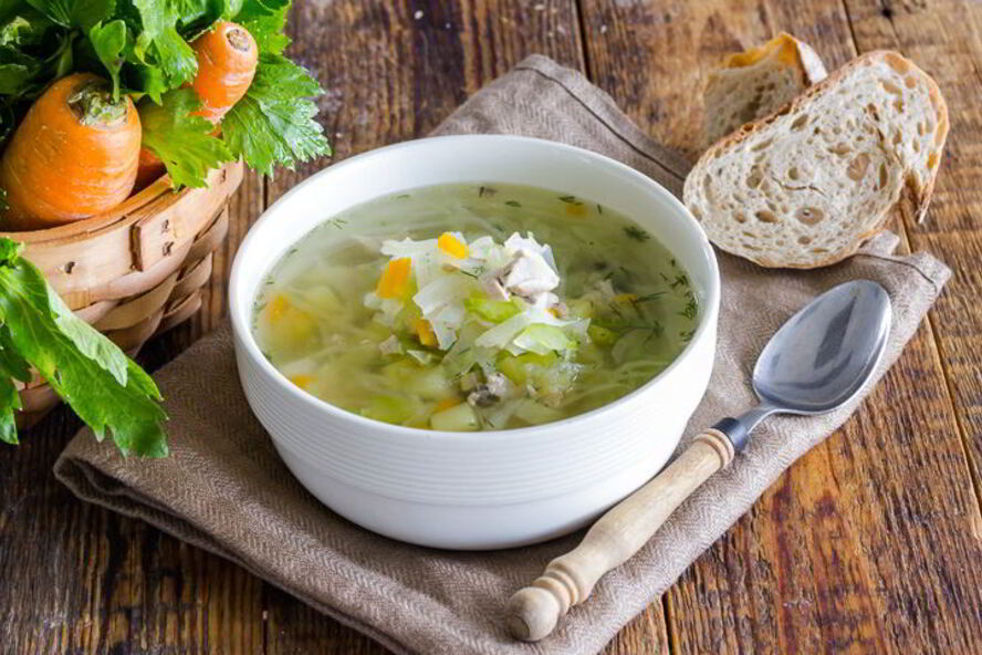 Рецепт щей из свежей капусты с курицей