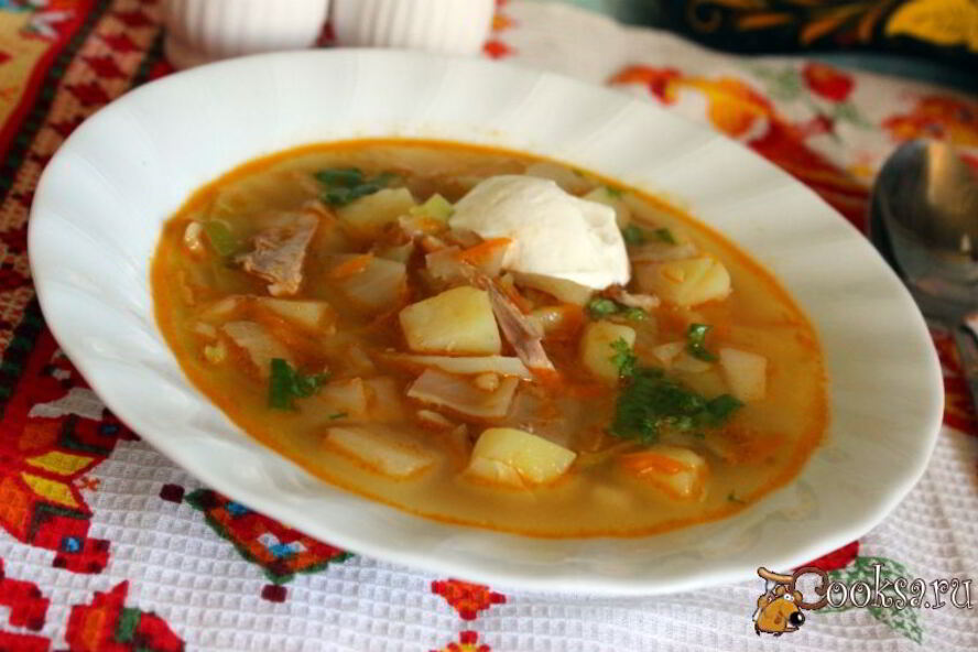 Рецепт щей из свежей капусты с репой