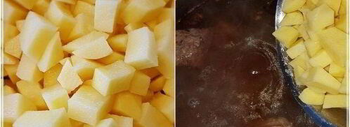 щи с крапивой, щавелем и говяжьими ребрышками. Шаг 14