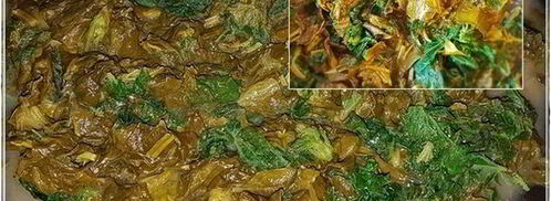 щи с крапивой, щавелем и говяжьими ребрышками. Шаг 16