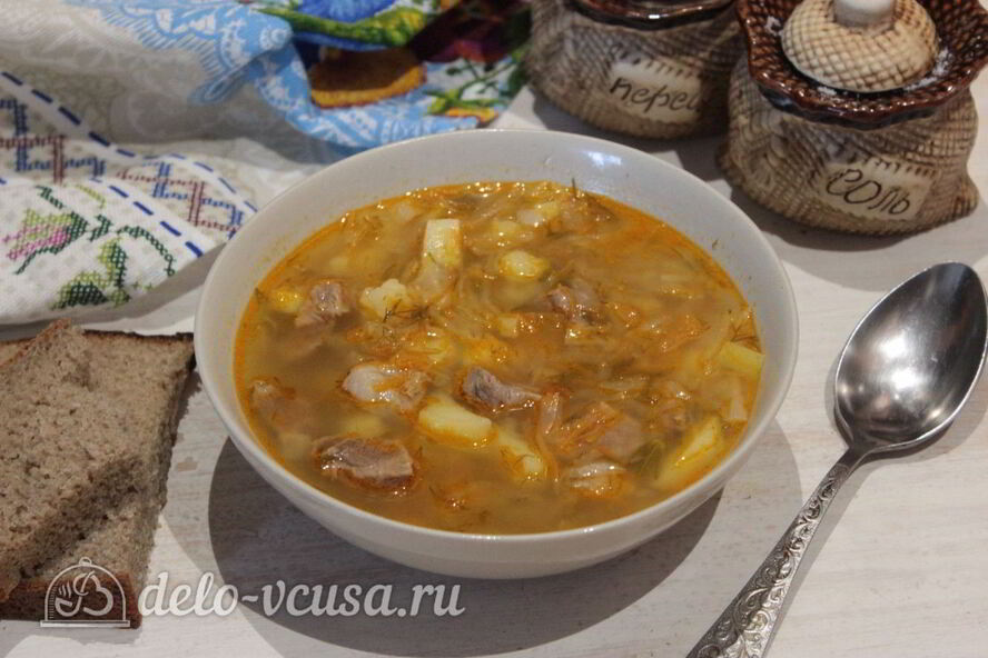 Рецепт щей со свининой