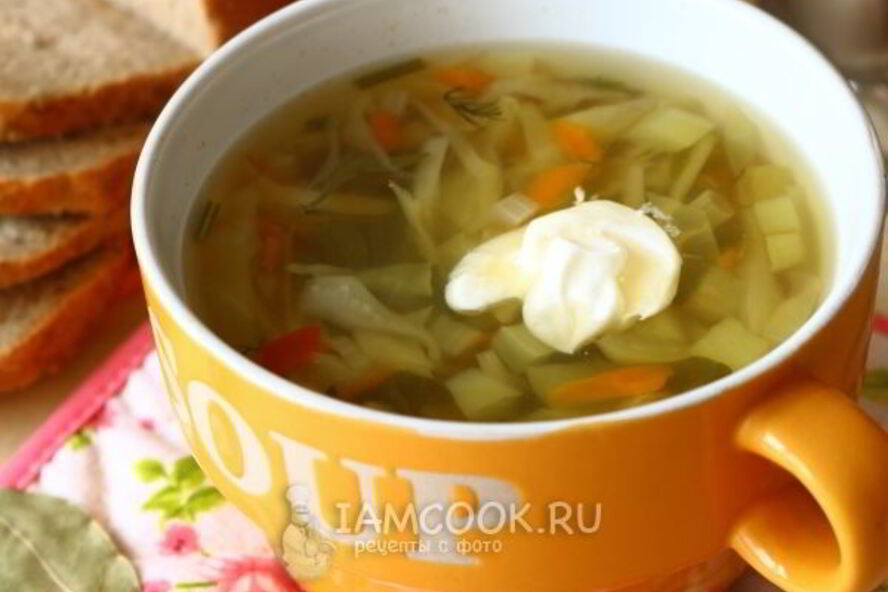 Рецепт зеленых щей из капусты