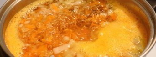 зеленые щи из капусты. Шаг 7