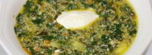 зеленые щи из шпината. Шаг 5