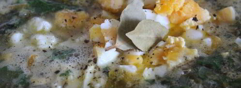 зеленые весенние щи с фрикадельками. Шаг 10