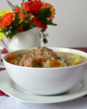 Классическая шурпа из баранины