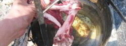 шурпа из баранины на костре. Шаг 4