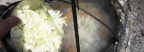 шурпа из баранины на костре. Шаг 9