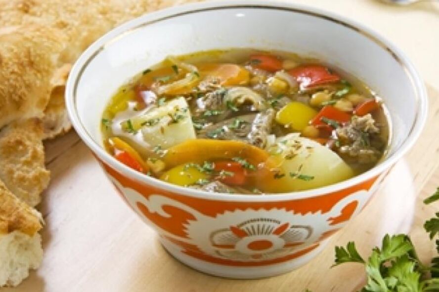 Рецепт шурпы из баранины с нутом