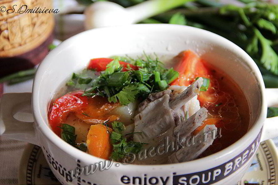 Рецепт шурпы из баранины