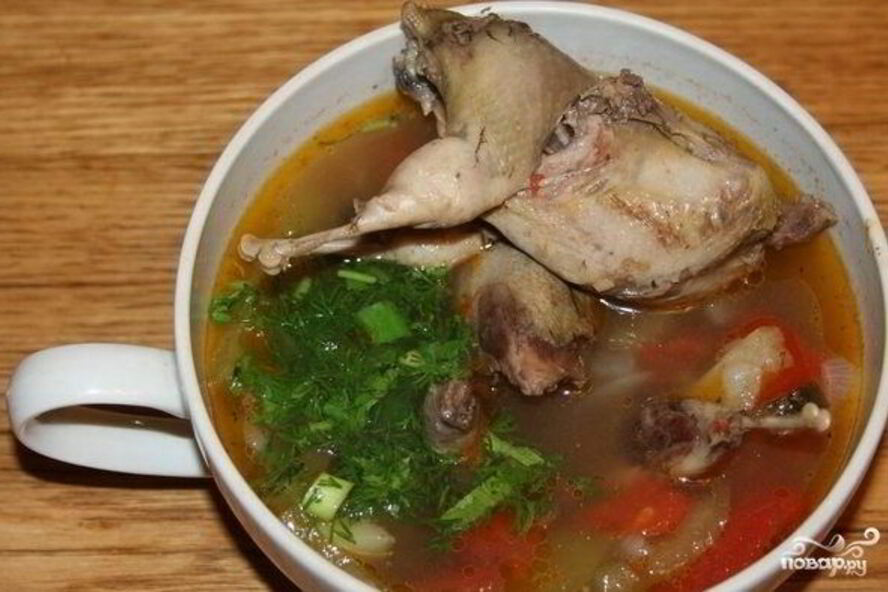 Рецепт шурпы из перепелов