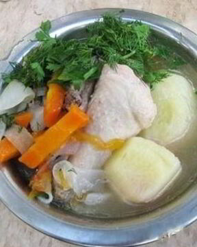 Шурпа из утки на костре