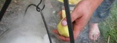 шурпа из утки на костре. Шаг 7