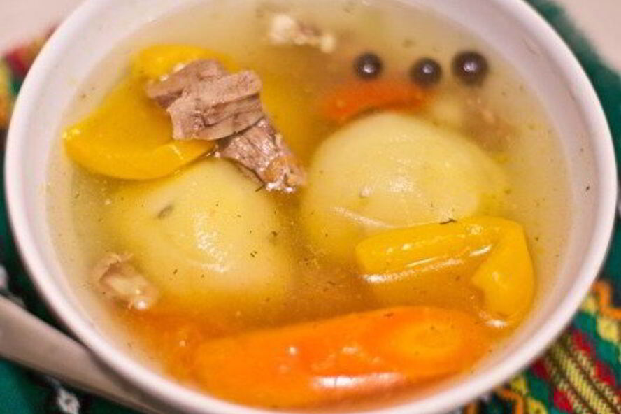Рецепт шурпы на бараньем бульоне