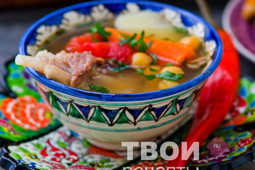 Рецепт шурпы с говядиной