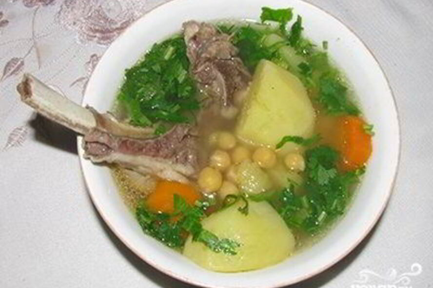 Рецепт шурпы с нутом