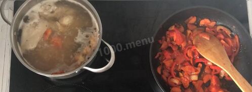 суп шурпа из курицы. Шаг 8