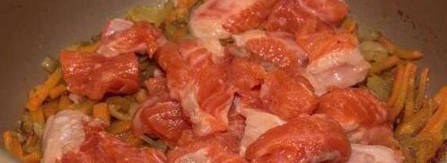 сливочный суп с лососем. Шаг 8