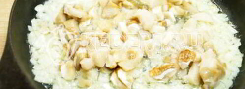 грибная солянка в горшочке. Шаг 3