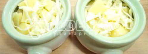 грибная солянка в горшочке. Шаг 6