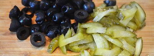 рыбная солянка с грибами и креветками. Шаг 6