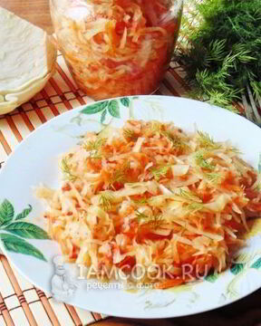 Солянка из капусты на зиму