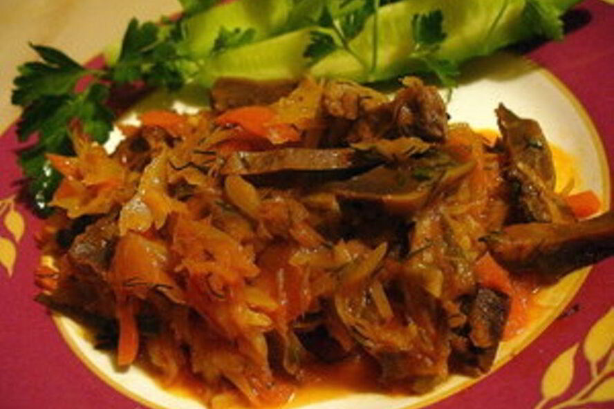 Рецепт солянки из капусты с грибами