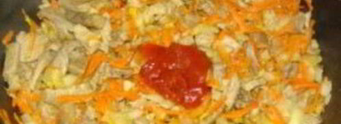 солянка из свежей капусты с картошкой. Шаг 3