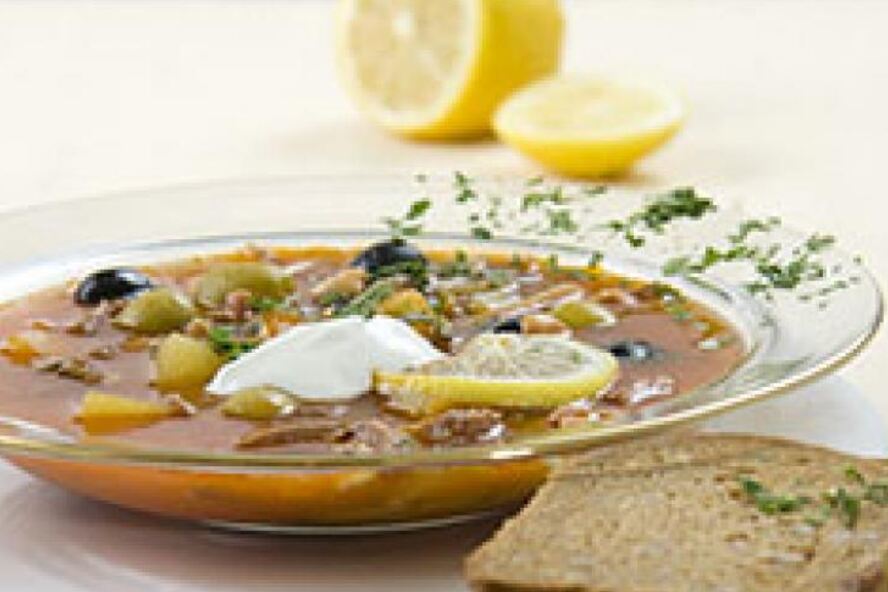 Рецепт солянки с грудинкой