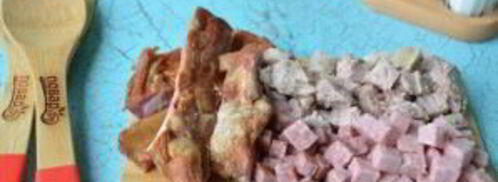 солянка с копченостями в хлебе. Шаг 6