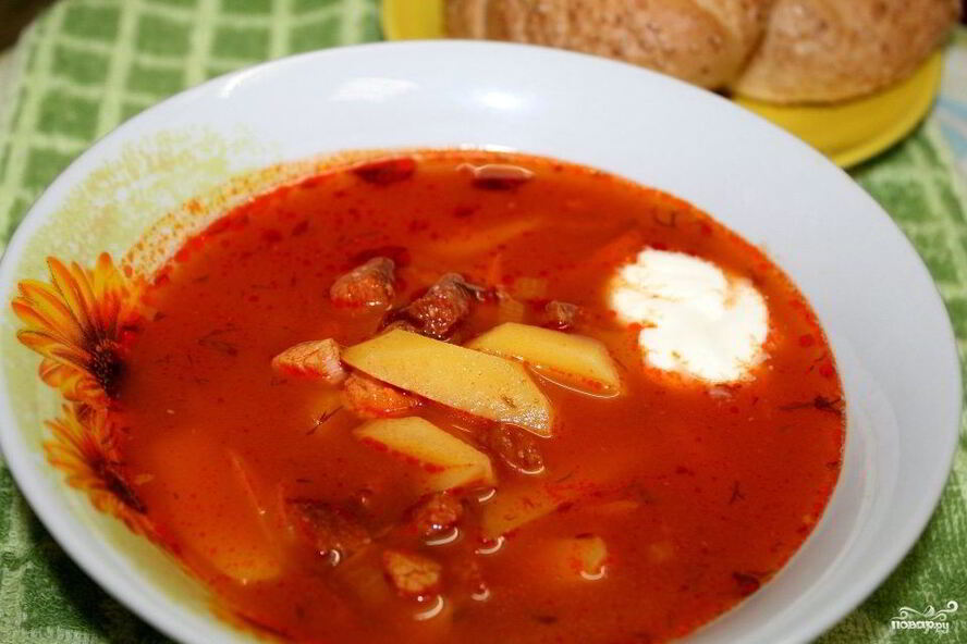 Рецепт солянки сборной мясной с картошкой