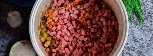 солянка в мультиварке. Шаг 7