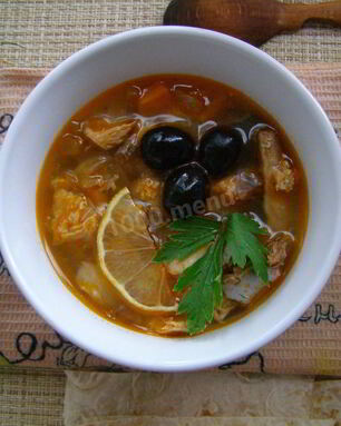 Суп рыбная солянка классическая