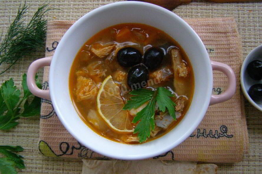 Рецепт супа рыбная солянка классическая