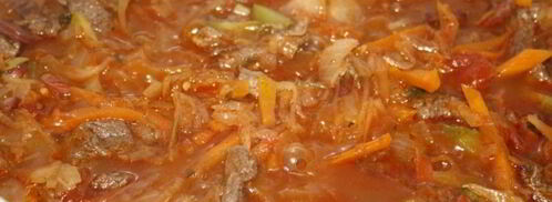 сытный суп типа солянки. Шаг 6