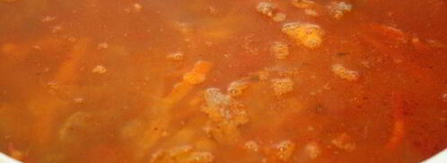 сытный суп типа солянки. Шаг 7