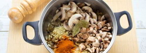 вегетарианская грибная солянка. Шаг 9