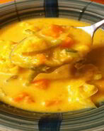 Суп из цветной капусты с рисом