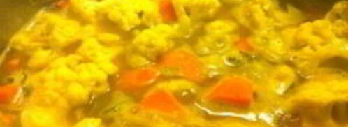 суп из цветной капусты с рисом. Шаг 6