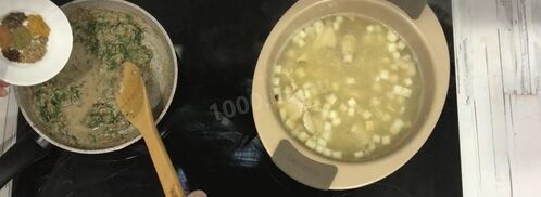 харчо классический с курицей. Шаг 17