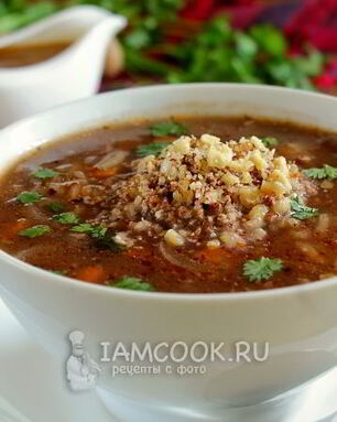 Постный суп харчо