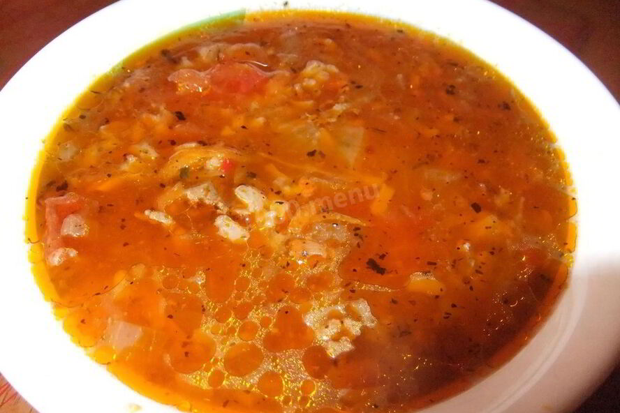 Рецепт супа харчо с тушенкой