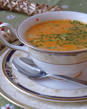 Голландский суп-пюре из паприки